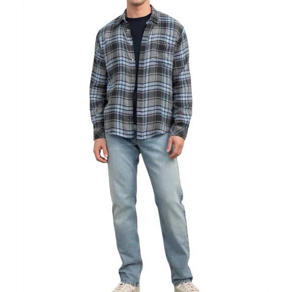 Rails Lennox Shirt in Abyss Melange - FINAL SALE